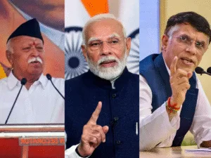 How Congress uses RSS chief Mohan Bhagwat remark to target PM Modi age 75 Retirement row