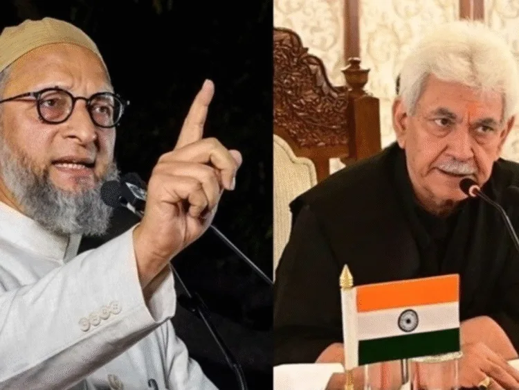 Owaisi का बड़ा बयान: "अगर Manoj Sinha ने ली Responsibility तो इस्तीफा भी दें!" 1 asaduddin owaisi demands manoj sinha resign on pahalgam terror attack