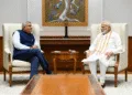 Jagdeep Dhankhar and PM Narendra Modi today