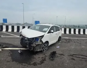 Ludhiana MLA Rajinderpal Chinna Accident Khanauri Border