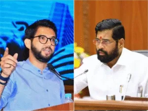 eknath shinde and aaditya thackeray will on one stage with devendra fadnavis