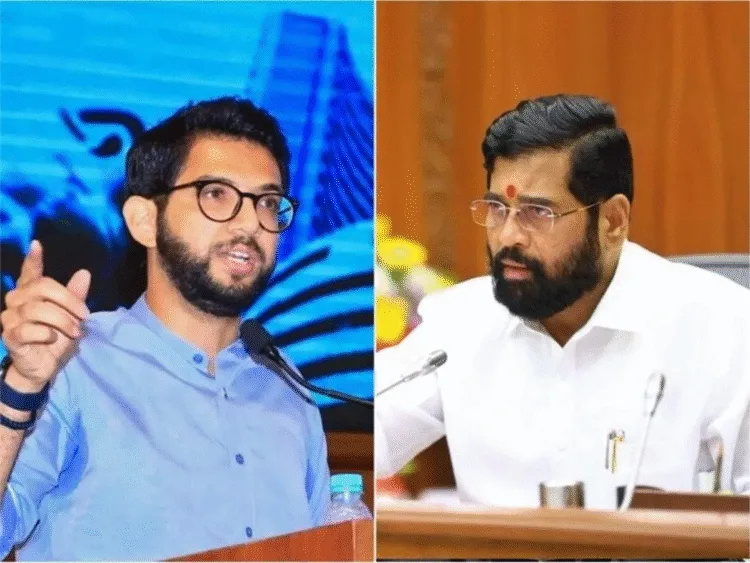 eknath shinde and aaditya thackeray will on one stage with devendra fadnavis