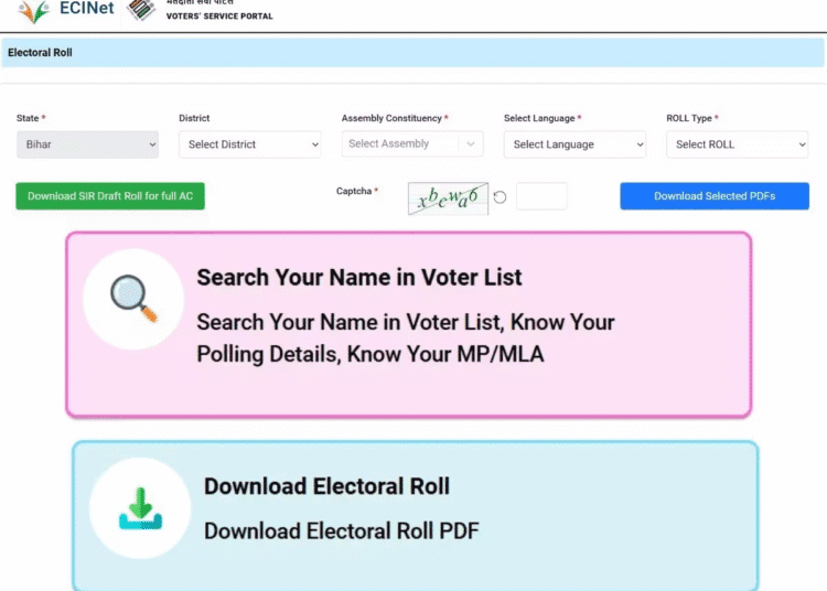 Bihar final voter list