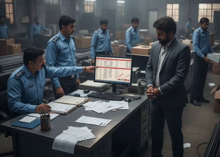 GST Fraud via Fake Firm in Iron & Steel Sector