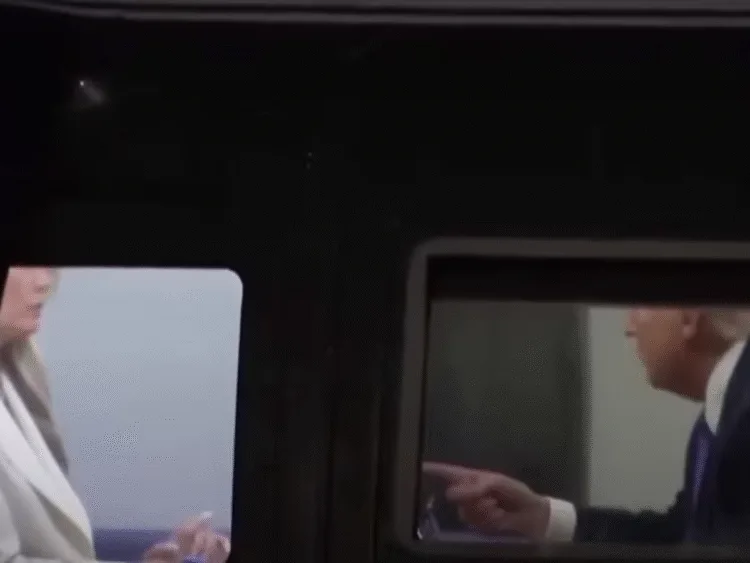 Trump-Melania Relationship Trouble? Helicopter Video Viral, Lip Readers का बड़ा खुलासा 1 trump