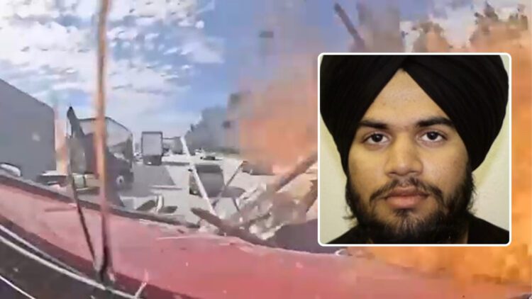 Drunk Punjabi Trucker in America: नशे में ट्रक दौड़ाया, 3 की मौत, हादसे का VIDEO वायरल! 1 America california truck accident; punjabi driver arrest