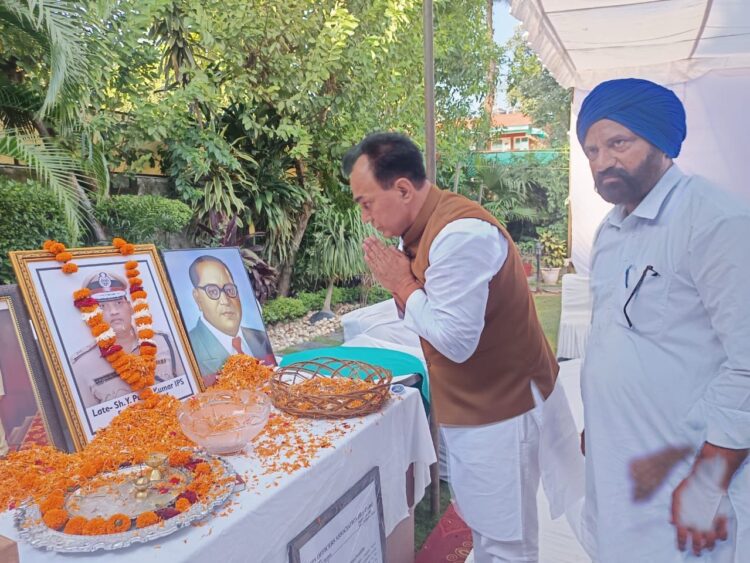 आतमहत्या करने वाले आईपीएस अधिकारी के सुसाइड नोट में नामित लोगों को गिरफ्तार करो: चब्बेवाल 1 Ips puran