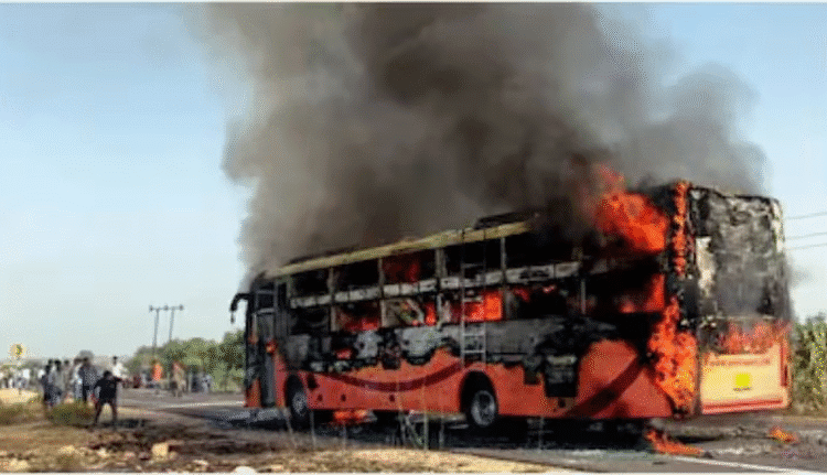 Jaisalmer bus fire