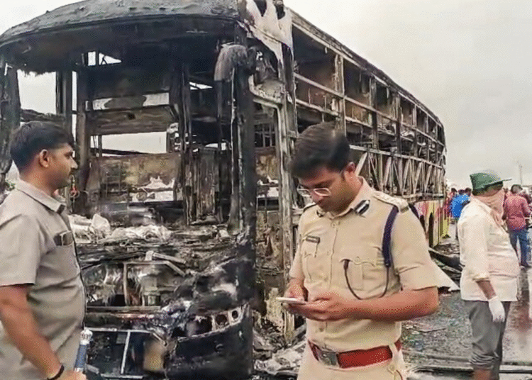 Kurnool bus fire accident