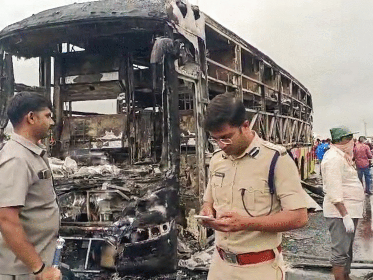Kurnool bus fire accident