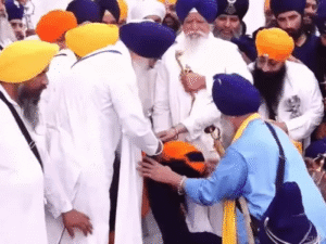 Special felicitation ceremony ; jathedar kuldeep singh controversy gadgaj nihang