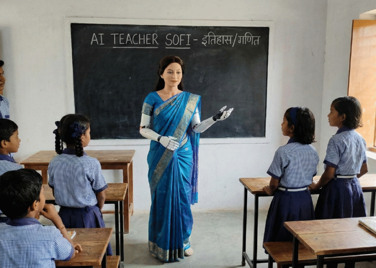 AI robot teacher Bulandshahr