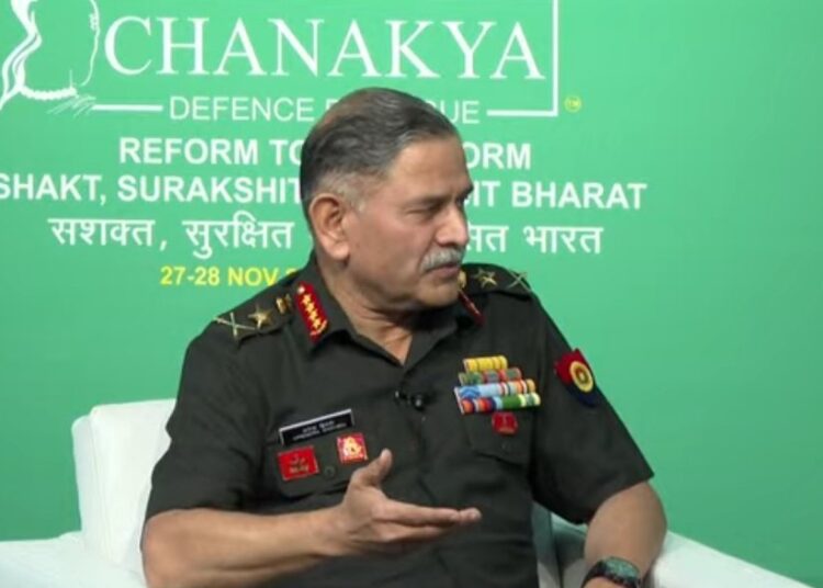 Army Chief Upendra Dwivedi