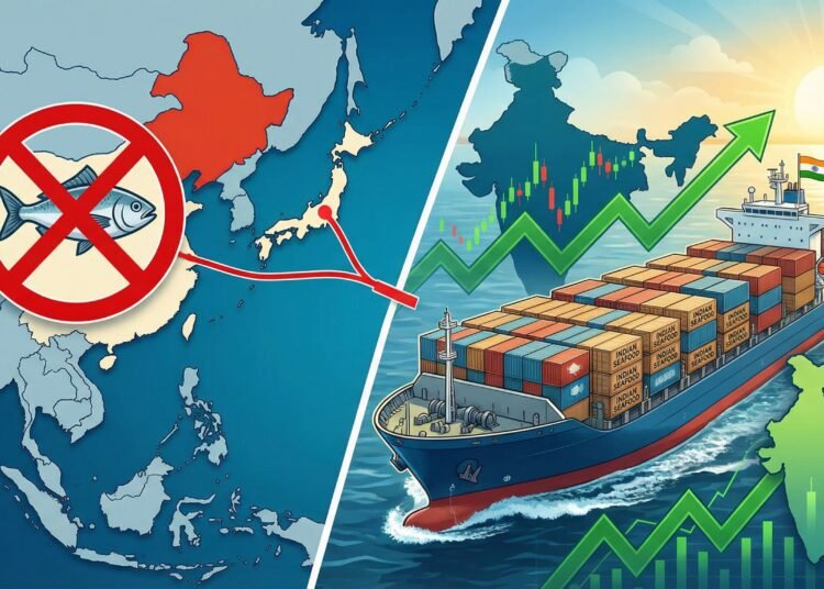 China Bans Japanese Seafood