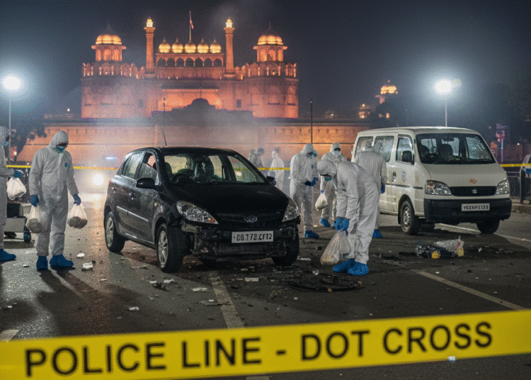 Delhi Blast - car