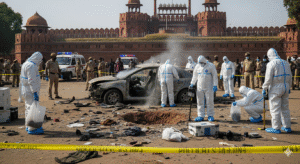 Delhi Lal Qila Blast CCTV Footage