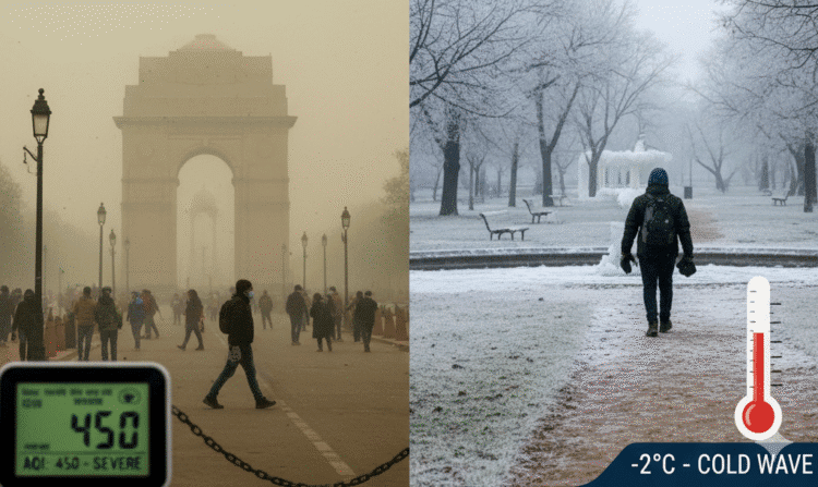 Delhi-NCR Weather: दिल्ली में 'गंभीर' हवा के बीच 'शीतलहर' का डबल अटैक, IMD का अलर्ट 1 Delhi-NCR Weather