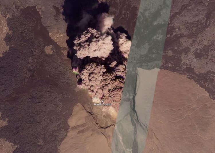 Ethiopian Volcano Ash Cloud