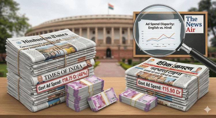 Govt Ad Spend Exposed: 40 करोड़ का खेल! हिंदी अखबारों के साथ सौतेला व्यवहार? 1 Govt Ad Spend Exposed