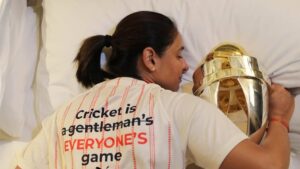 Harmanpreet Kaur T-shirt Message
