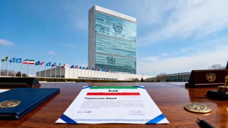 Iran Israel War Compensation demand letter to UN