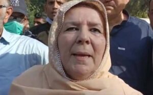 Noreen Khan, sister of a former Prime Minister Imran Khan