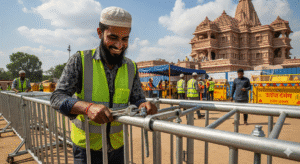 Ram Mandir Dhwajarohan Muslim Workers