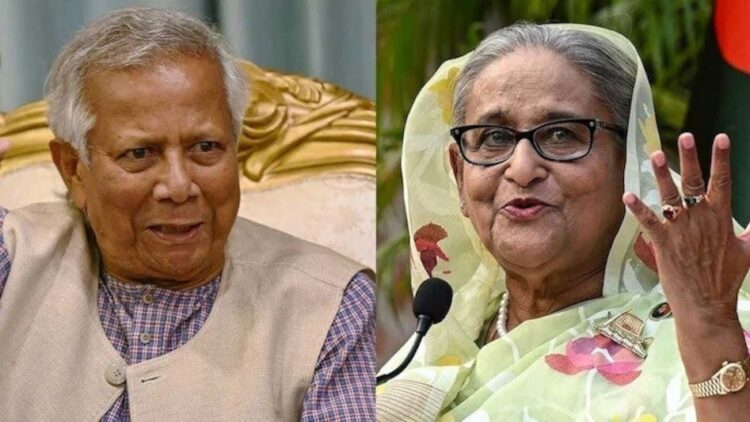 Sheikh Hasina and Muhammad Yunus