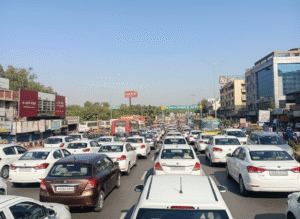 Zirakpur Chandigarh Traffic Jam