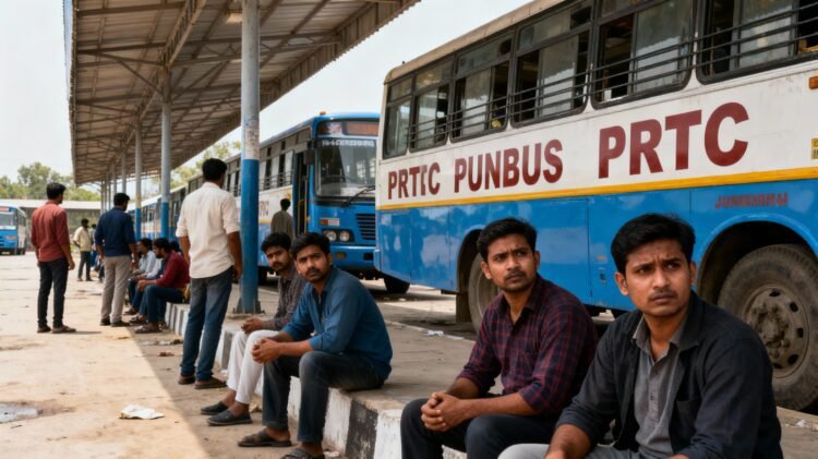 Punjab Bus Strike: PRTC, PUNBUS का अनिश्चितकालीन 'Chakka Jam', यात्री परेशान 1 bus strike