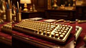 china-tech-firm-gold-keyboard-keycaps