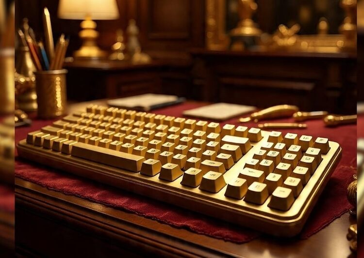 Company का 'Gold' Bonus, कर्मचारियों को गिफ्ट में मिला ₹40 लाख का कीकैप 25 china-tech-firm-gold-keyboard-keycaps