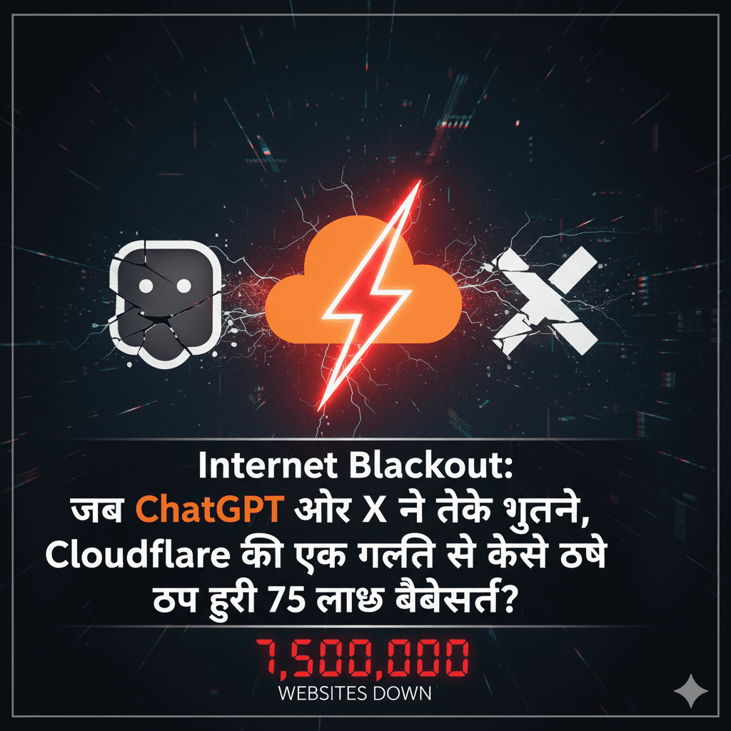 Internet हुआ ठप: ChatGPT, X और Canva हुए क्रैश, वजह बनी Cloudflare Outage 2 internet stop