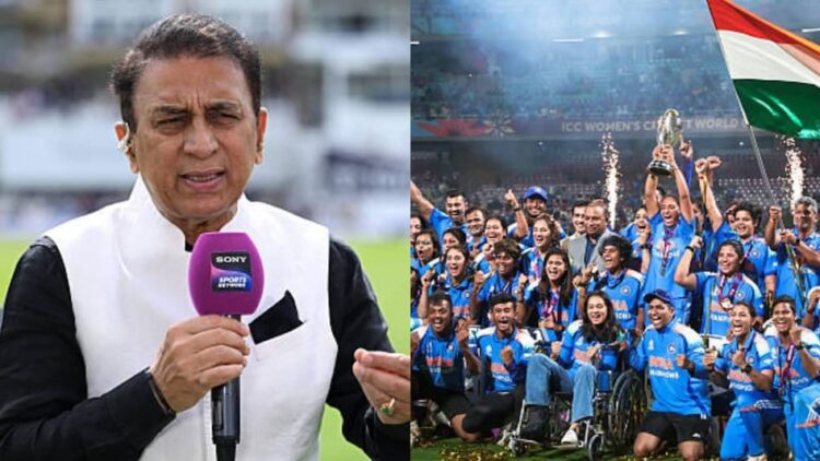sunil-gavaskar-and-indian-women-team-