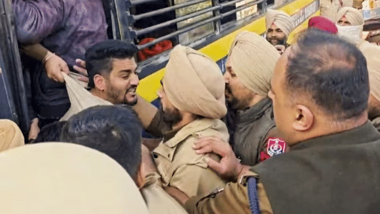 unjab Roadways Protest, SHO Jasvir Singh Sangrur