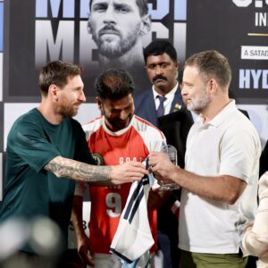 Rahul Gandhi Lionel Messi video