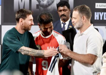 Rahul Gandhi Lionel Messi video