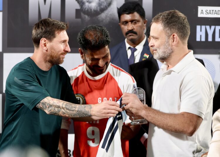 Rahul Gandhi Lionel Messi video