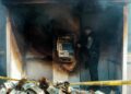 ATM Fire Nizamabad