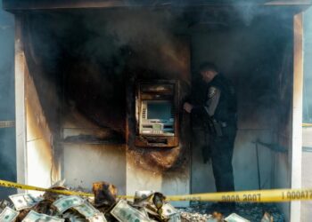 ATM Fire Nizamabad