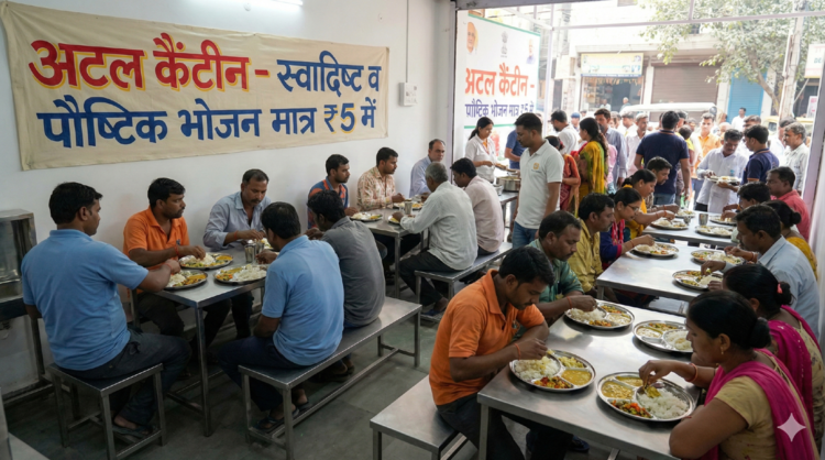 Atal Canteen Delhi का तोहफा, अब 5 रुपये में मिलेगा भरपेट खाना 1 Atal Canteen Delhi scheme