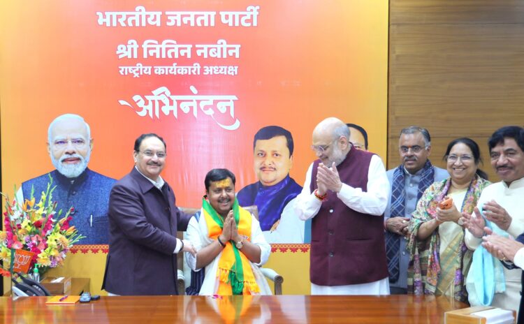 BJP National Working President Nitin