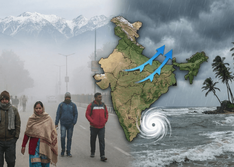 Delhi Winter Update: चक्रवात दित्वा का कहर, दिल्ली-NCR से राजस्थान तक शीतलहर और बारिश का अलर्ट 1 Delhi Winter Update