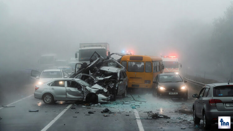 Dense Fog का कहर: कोहरे में समाया उत्तर भारत, भिड़ गईं 40 गाड़ियां 1 Dense Fog