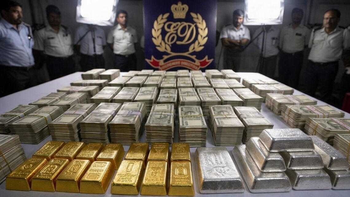 ED Raid on Donkey Route: ट्रैवल एजेंट्स के घर मिला नोटों का पहाड़, 19 करोड़ का सोना बरामद 1 ED Raid