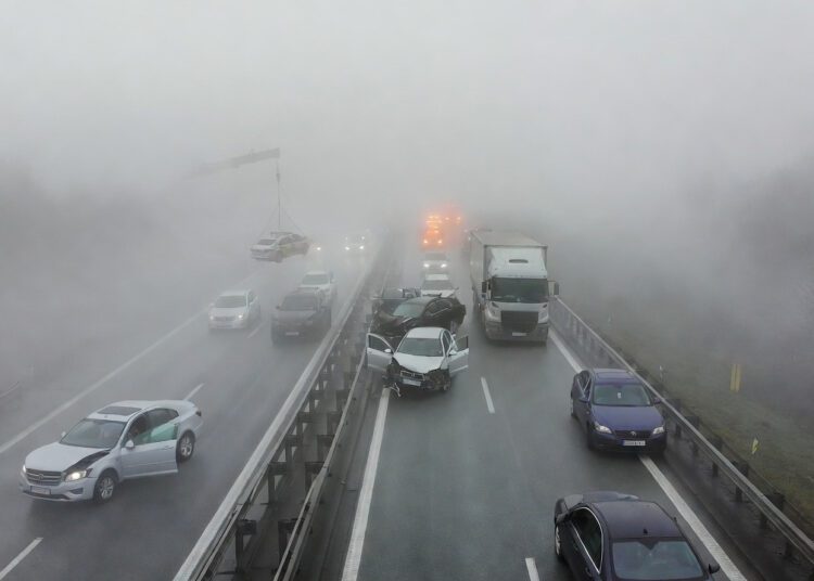 Greater Noida Fog Accident
