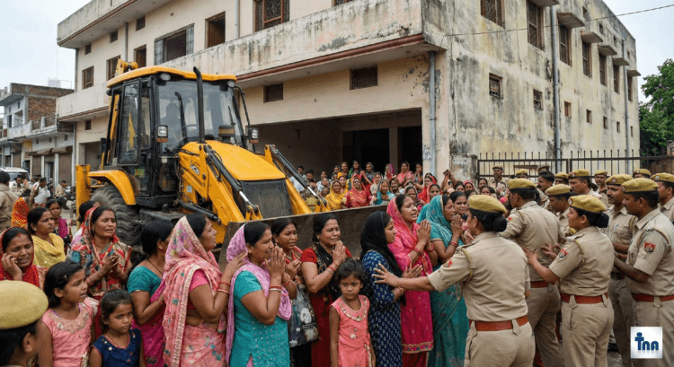 Bareilly में बुलडोजर का खौफ! 40 मिनट तक चला High Voltage Drama, महिलाएं बिलख उठीं, जानें Full Story! 1 High Voltage Drama