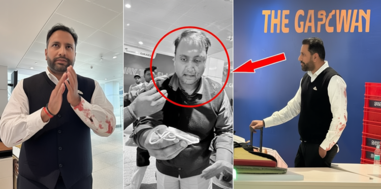 IGI Airport Violence: दिल्ली एयरपोर्ट पर पायलट ने यात्री को बुरी तरह पीटा, खौफनाक तस्वीरें वायरल 1 IGI Airport