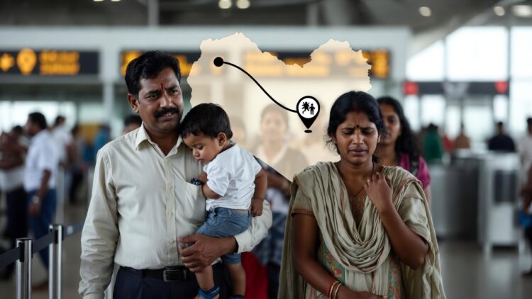 Indian Family in Libya