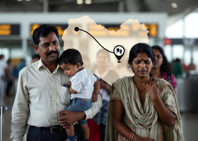 Indian Family in Libya